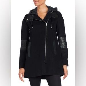 Andrew Marc Wool Coat with removable hood